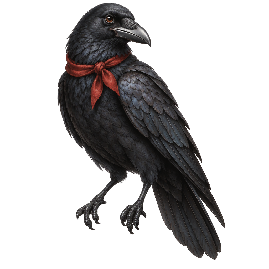 Cinder, the Ravenforge raven guide
